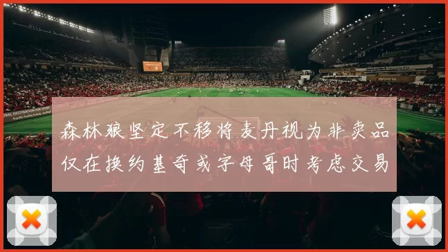 森林狼坚定不移将麦丹视为非卖品仅在换约基奇或字母哥时考虑交易